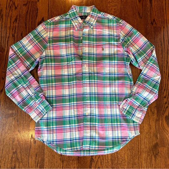 Polo Ralph Lauren Madras Plaid Button Down - Picture 4 of 7
